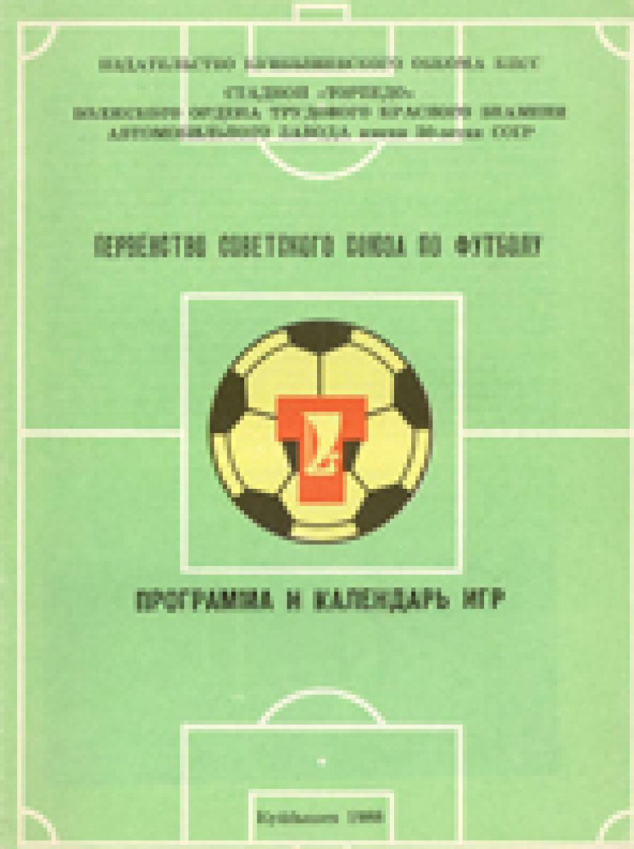 «Первенство Советского Союза по футболу. Программа и календарь игр», Фото